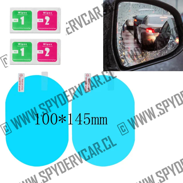 🔴PACK Lamina antiempañantes espejo auto